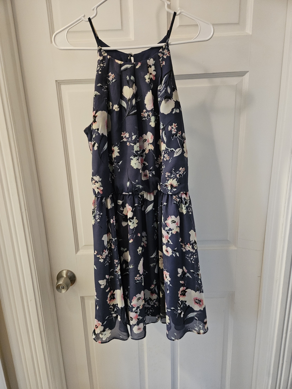 BCX Navy Floral DRESS